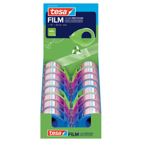 [4042448271297] tesa Handabroller Mini gefüllt Eco&Clear 19mmx10m