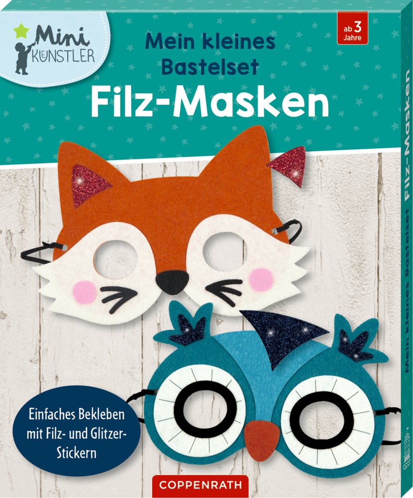 M. kl. Bastelset: Filz-Masken