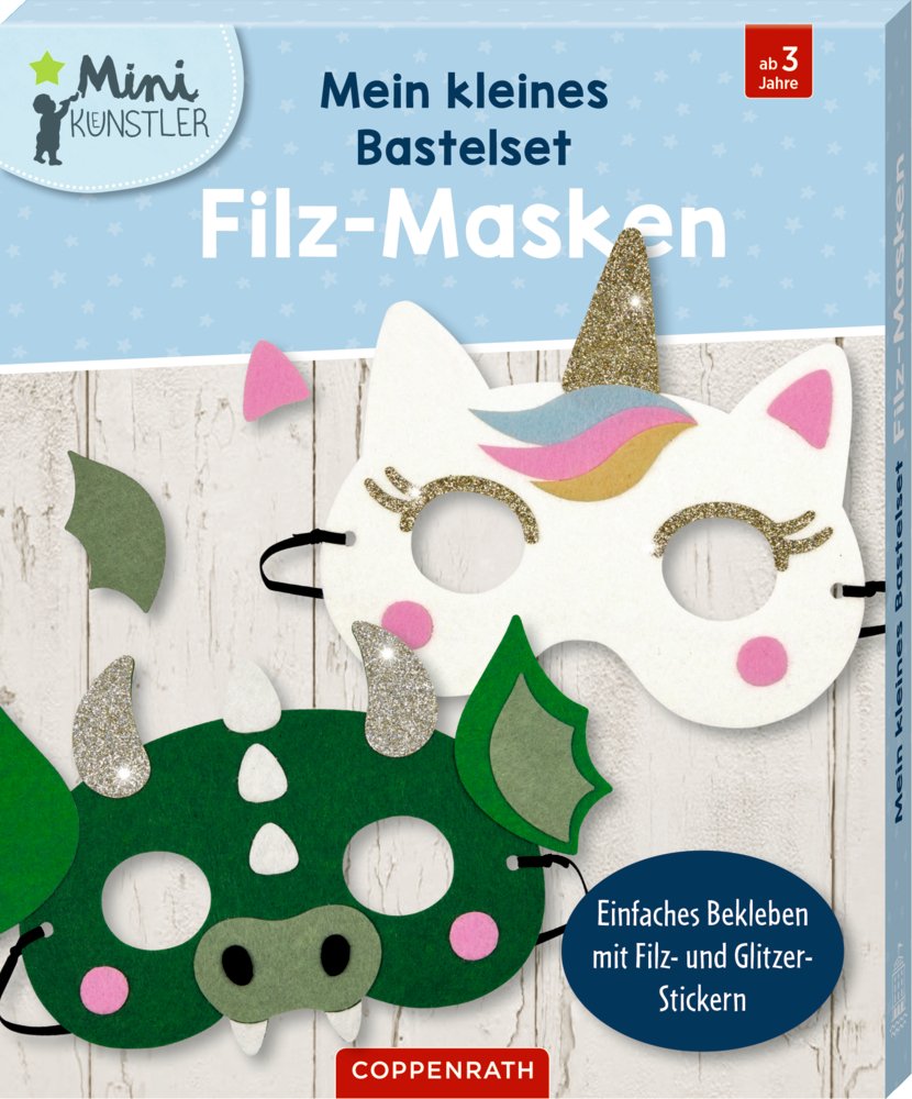 M. kl. Bastelset: Filz-Masken