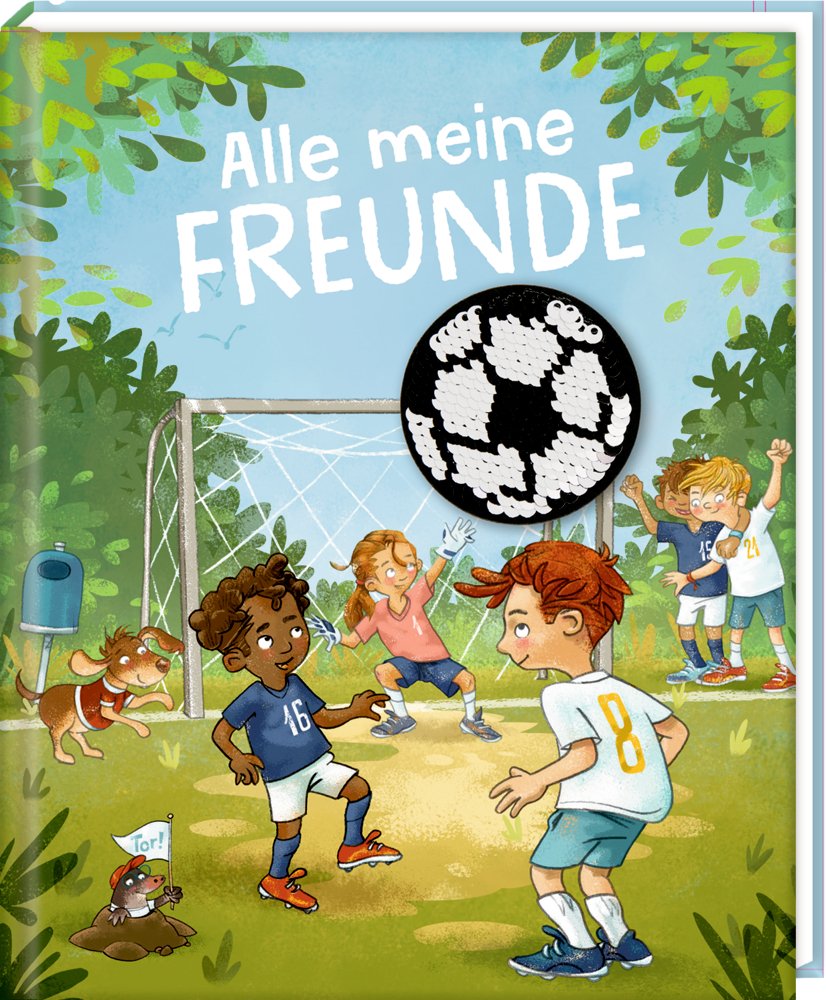 Freundebuch: Auf dem Fußballp