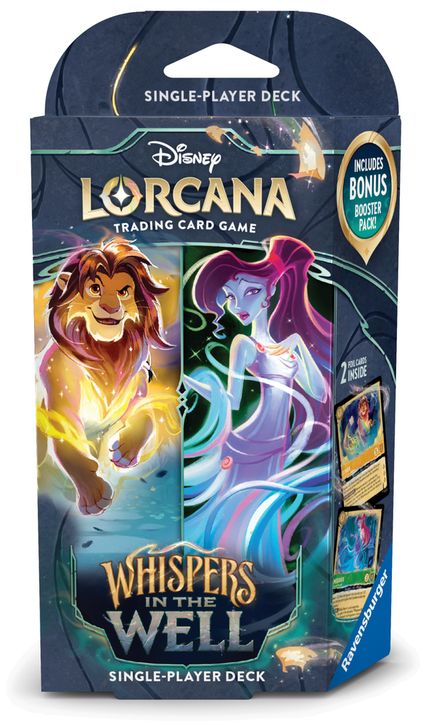 Disney Lorcana TCG: Whispers in the Well - Single Player Deck Amber and Emerald