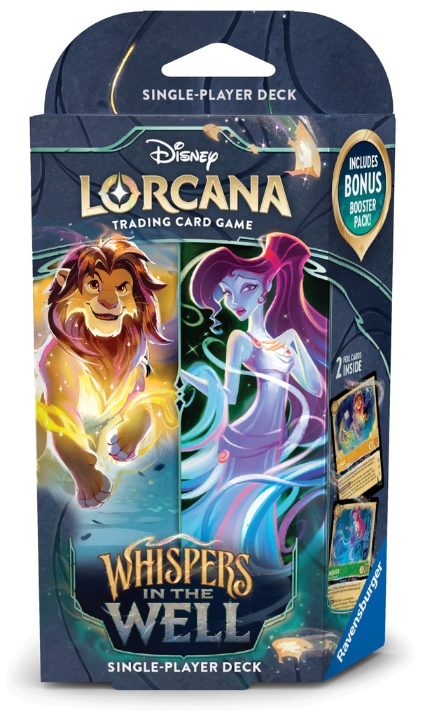 [4050368900029] Disney Lorcana TCG: Whispers in the Well - Single Player Deck Amber and Emerald