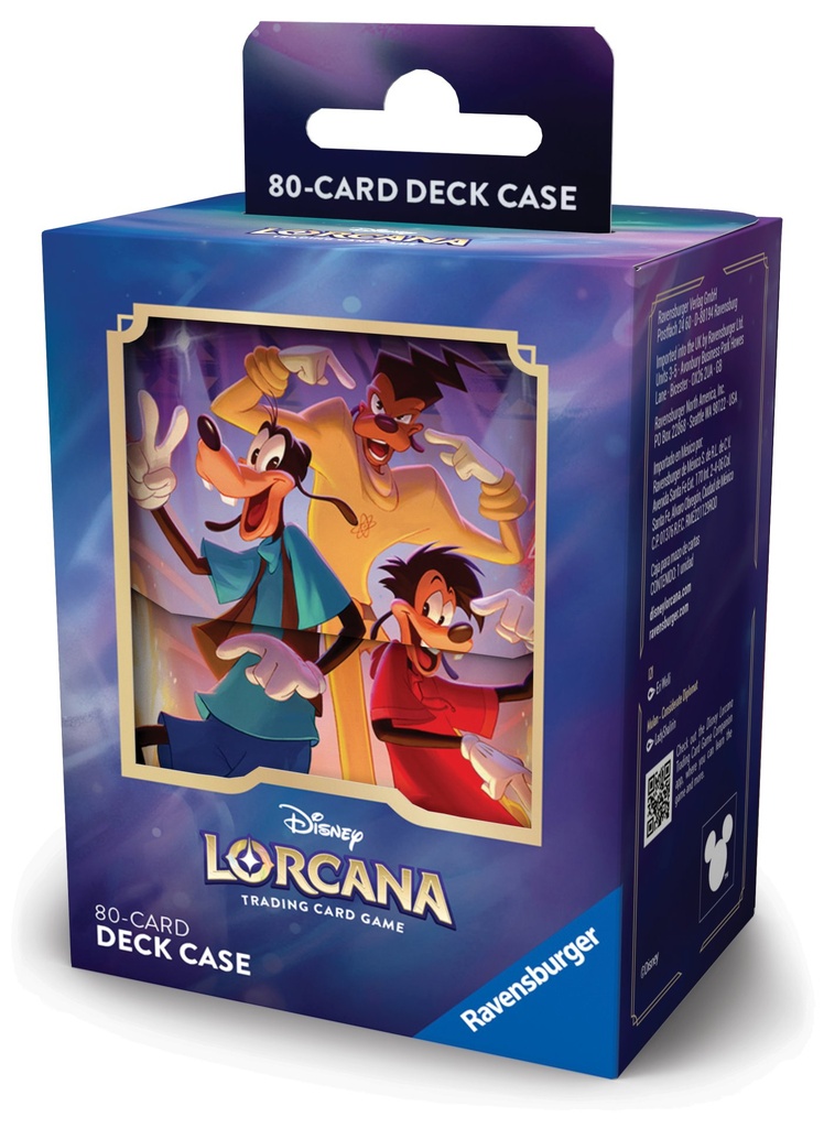 [4050368986276] Disney Lorcana TCG: Mythen - Deck Case Goofy. Max und Powerline