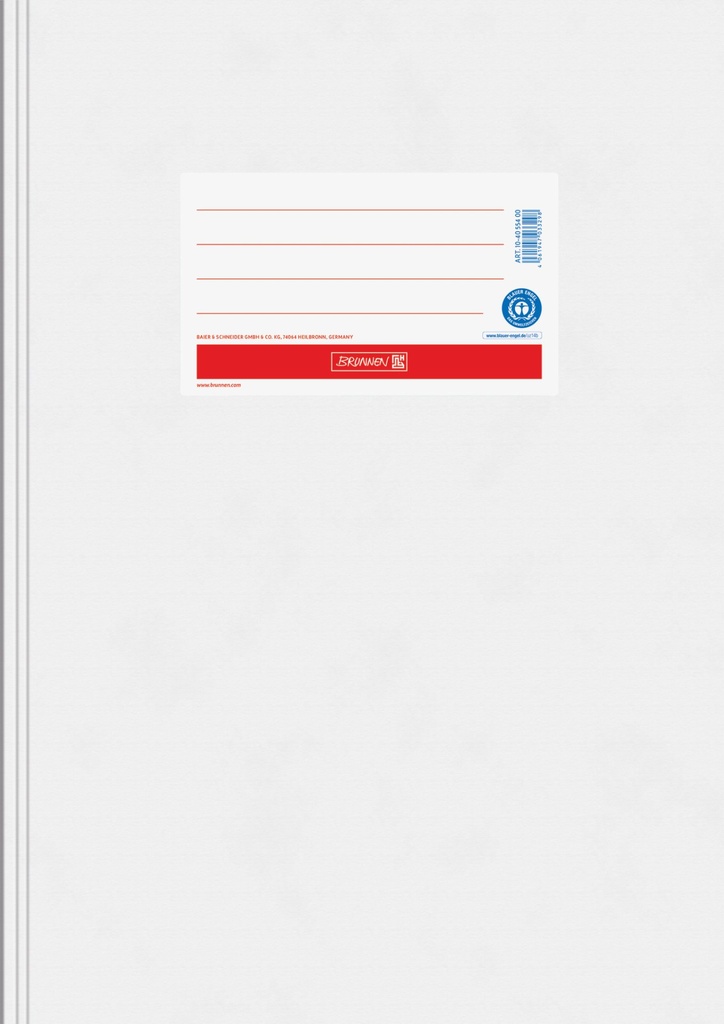 [4061947033298] Hefthülle A4, Papier extrastark, weiß