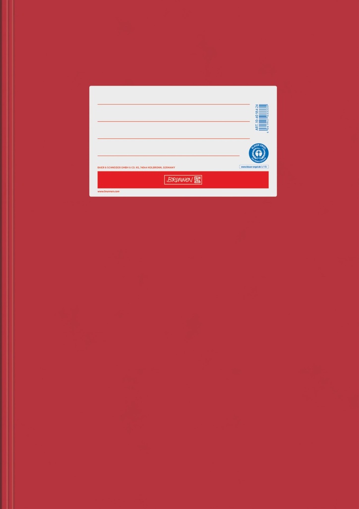 [4061947033335] Hefthülle A4, Papier extrastark, hochrot