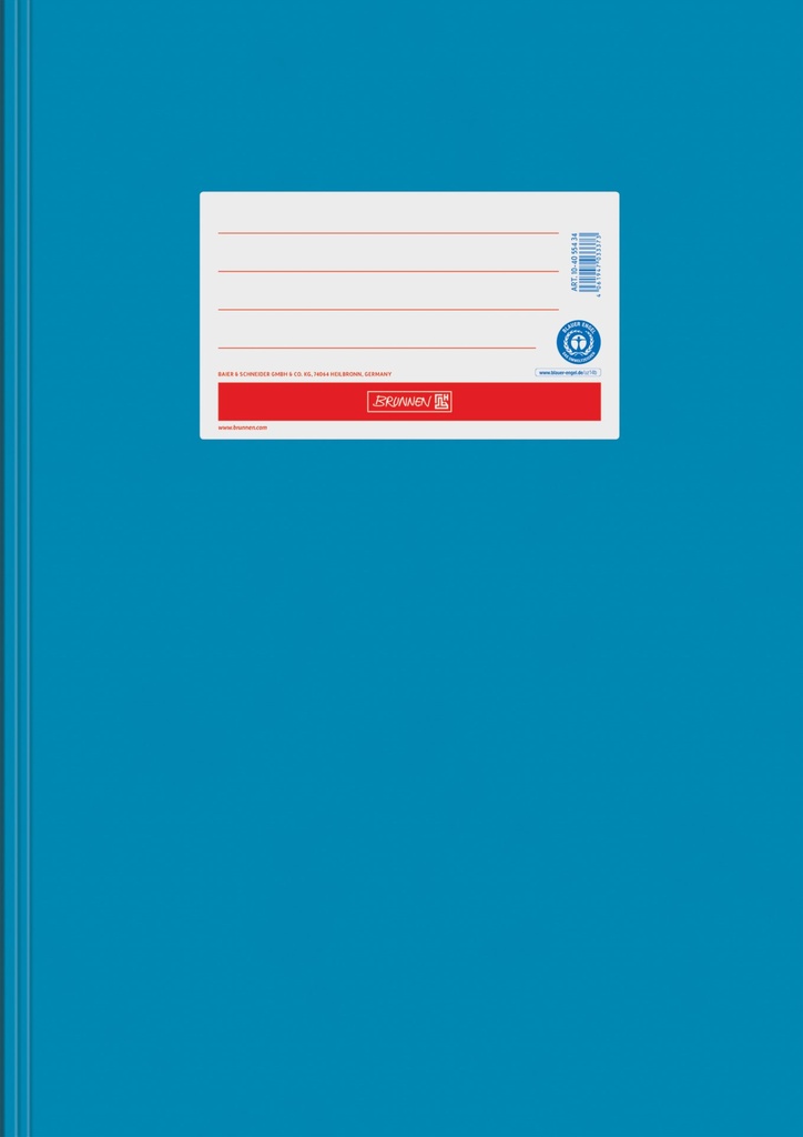 [4061947033373] Hefthülle A4, Papier extrastark, mittelblau