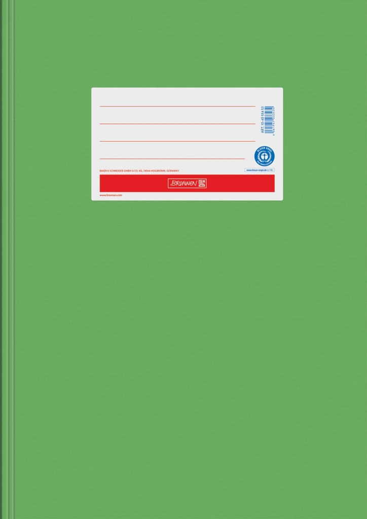 [4061947033434] Hefthülle A4, Papier extrastark, hellgrün