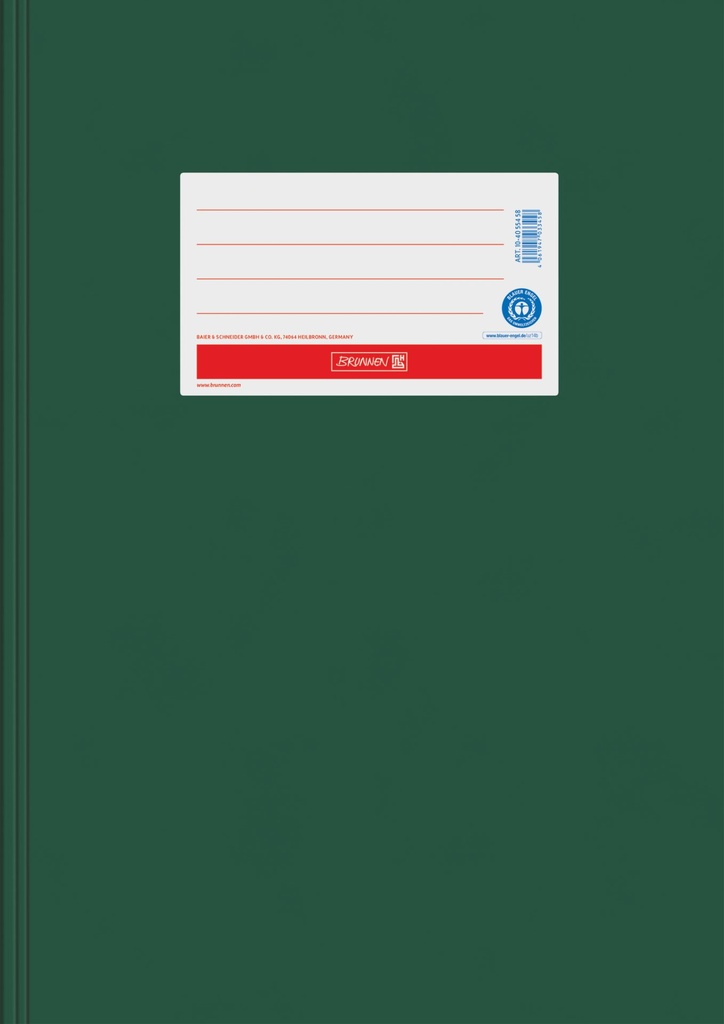 [4061947033458] Hefthülle A4, Papier extrastark, dunkelgrün
