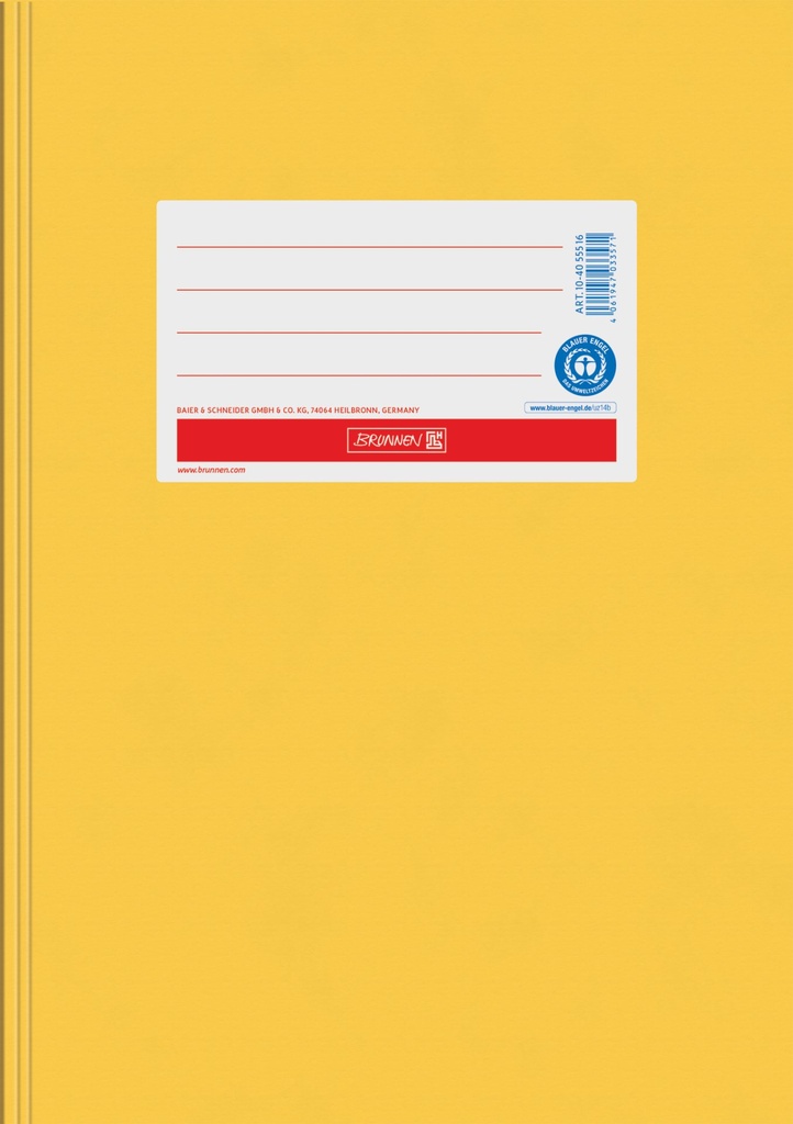 [4061947033571] Hefthülle A5, Papier extrastark, goldgelb