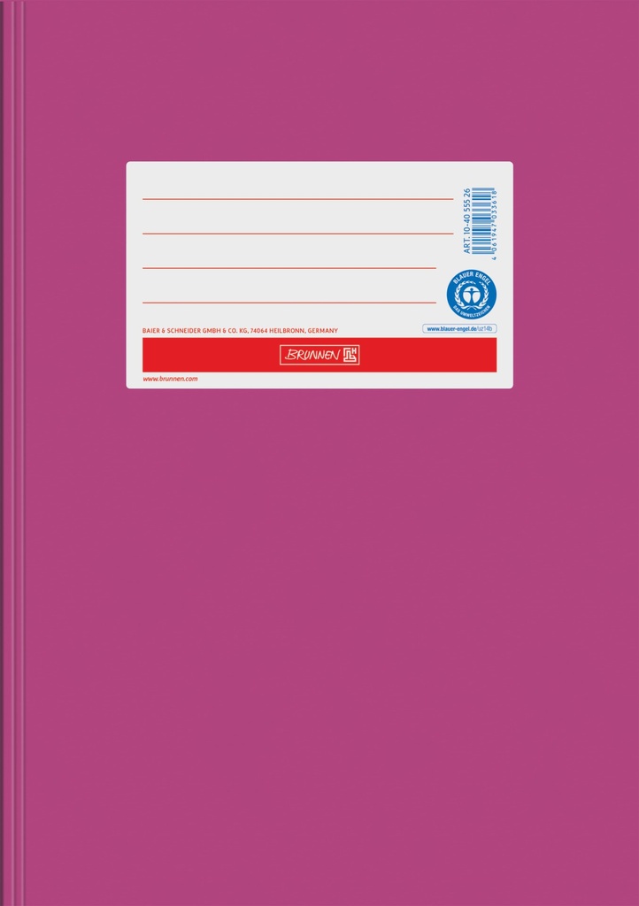 [4061947033618] Hefthülle A5, Papier extrastark, pink