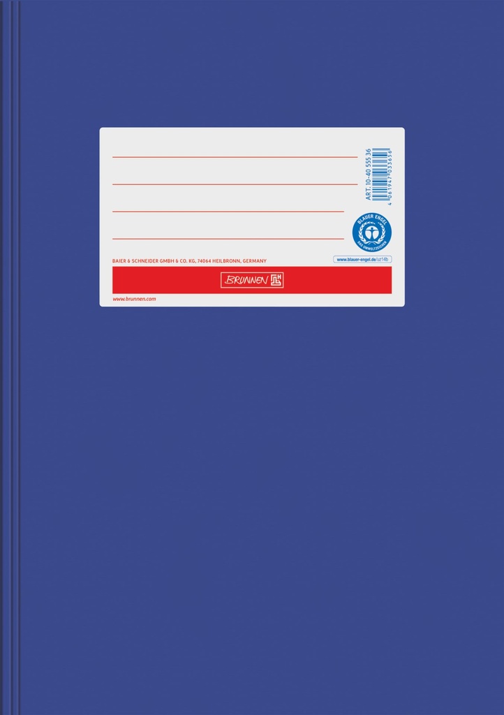 [4061947033656] Hefthülle A5, Papier extrastark, enzian