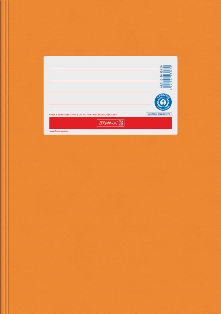 [4061947033670] Hefthülle A5, Papier extrastark, orange