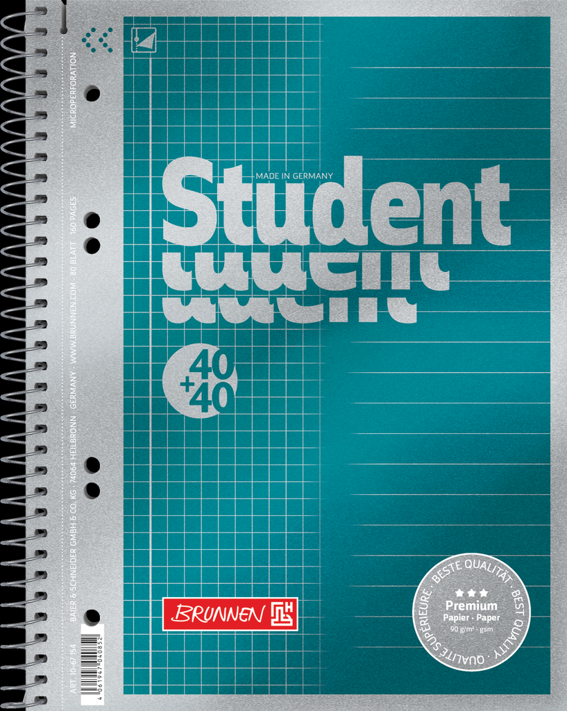 Collegeblock Duo A5 Lin.21+22 Premium