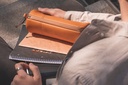Schlampermäppchen braun M Naturleder s'maepp
