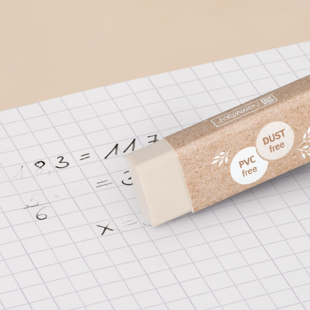 Radiergummi dust free beige