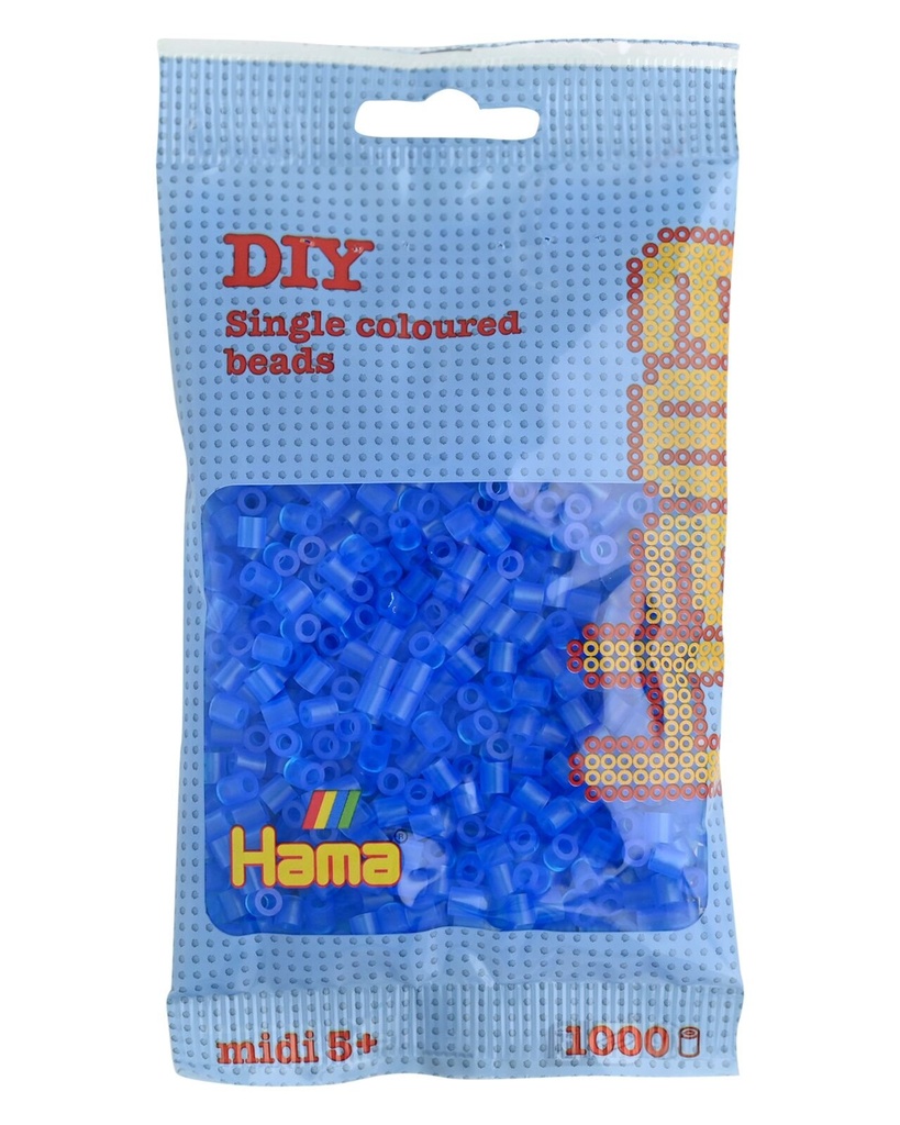Perlenbtl.1000 Stck trsp.blau  