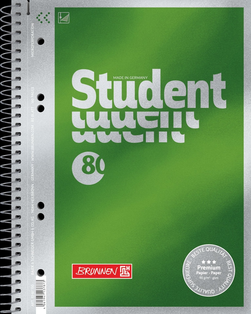 Collegeblock A5 unliniert Premium