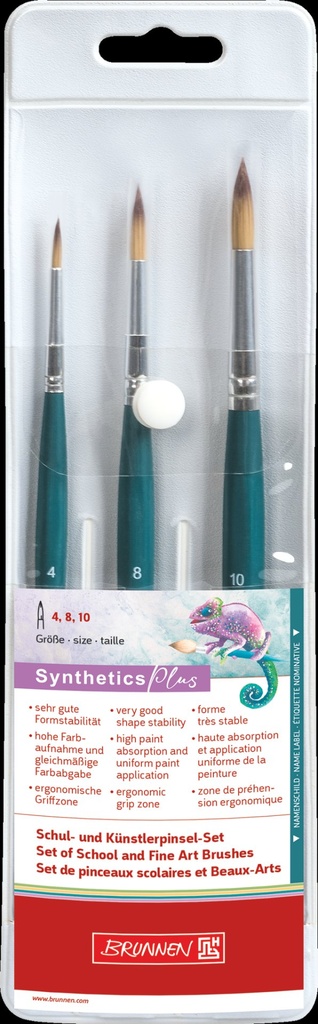 [4061947140309] Pinselset Synthetics Plus rund 1