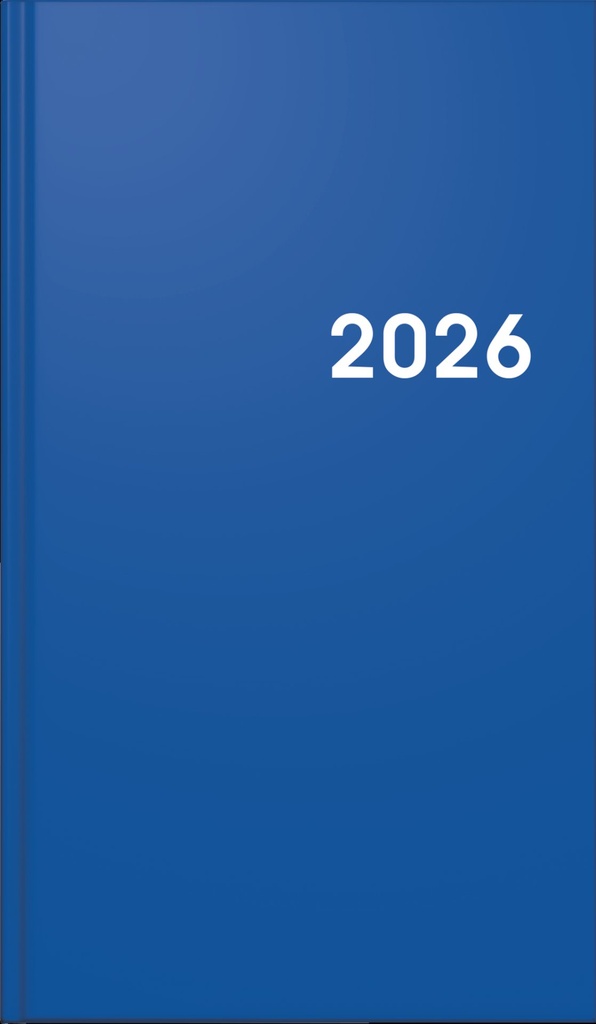 [4061947143515] Taschenkalender9x15cm 2S/1W blau