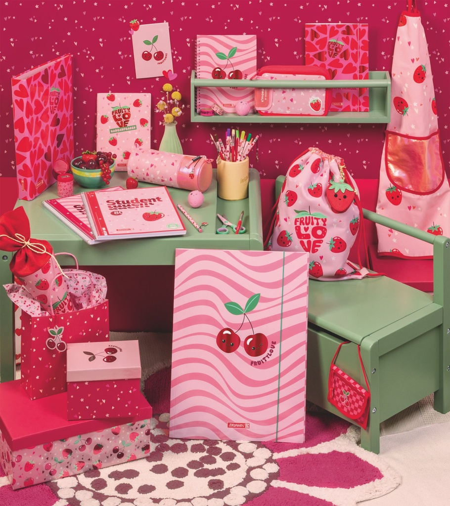 Zeichenblock A3 20 Blatt Fruity Love