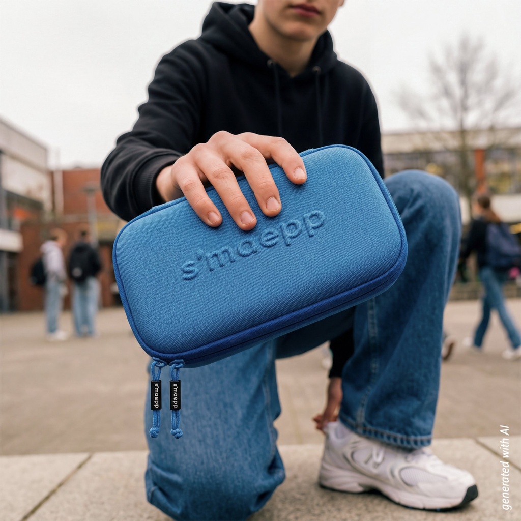 Schlampermäppchen Hardcase XL azur s'maepp