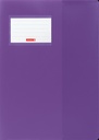Hefthülle A4 FACT!pp violett mit Namensschild