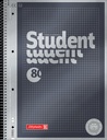 Collegeblock A4 kariert mit Rahmen Premium