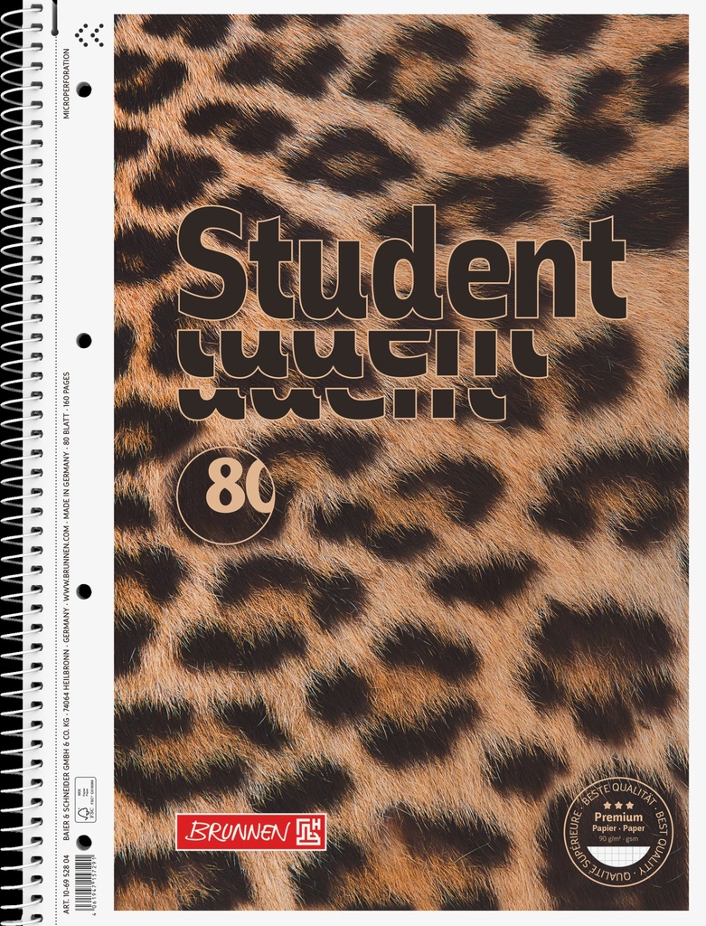 Collegeblock A4 90g Leo Lin28 FSC