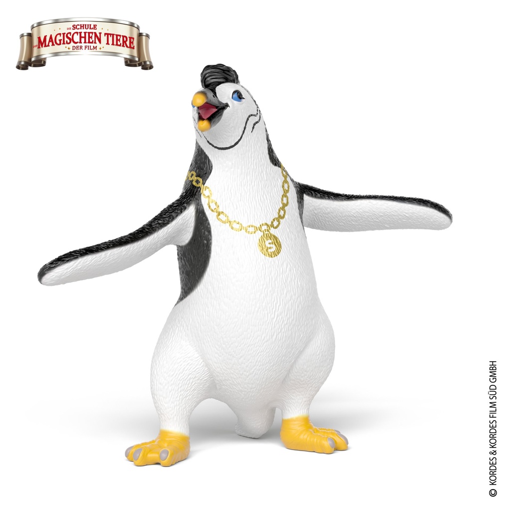 [4069111145976] Juri der Pinguin mit Goldkette