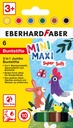 Buntstift Jumbo MiniMaxi 3in1 6er Etui