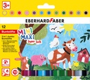 Buntstift Jumbo MiniMaxi 3in1 12er Etui