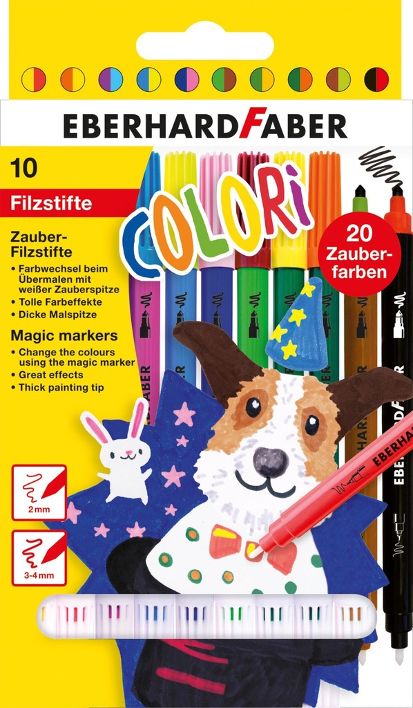 [4087205510103] Filzstifte Colori Doppelf. Zauber 10er