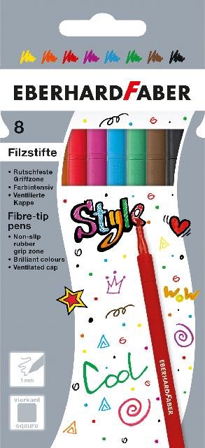 [4087205515078] Filzstifte 8er Etui
