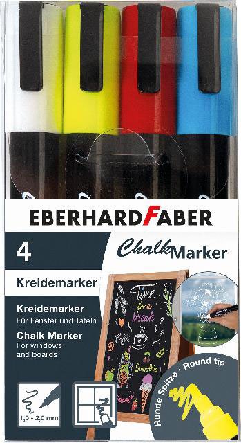 Chalk Marker 4er Kartonetui