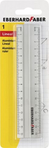[4087205700085] Aluminiumlineal 15 cm breit BK