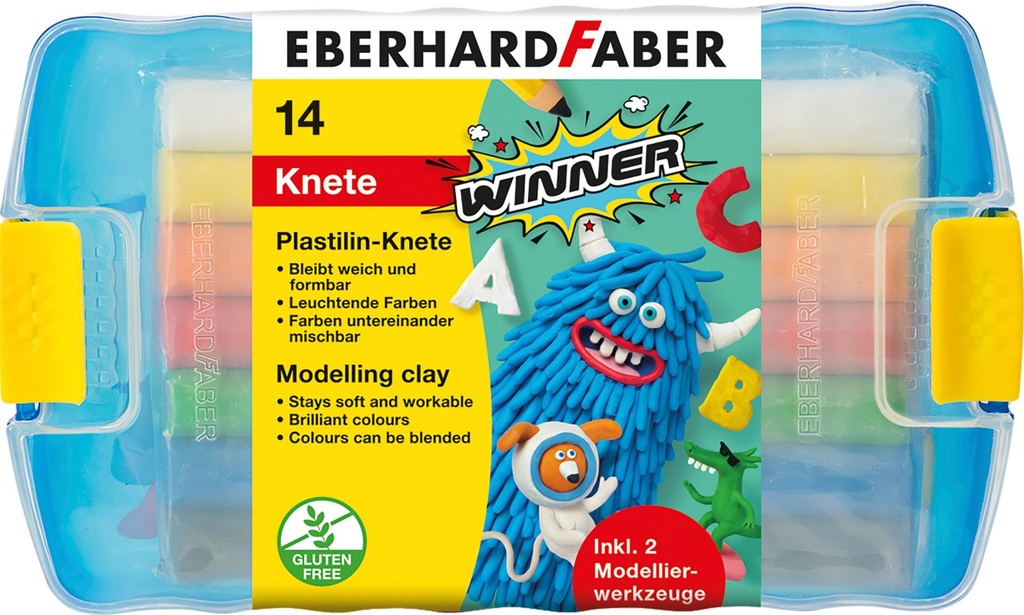 [4087205720106] Plastilin-Knete Winner 14er Box