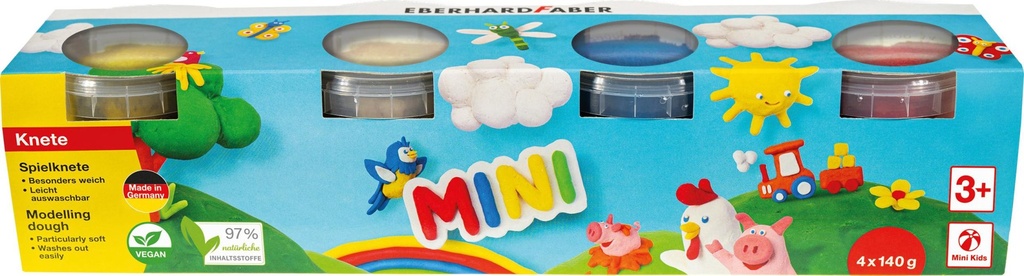 [4087205725064] Spielknete Basisfarben 4er Set