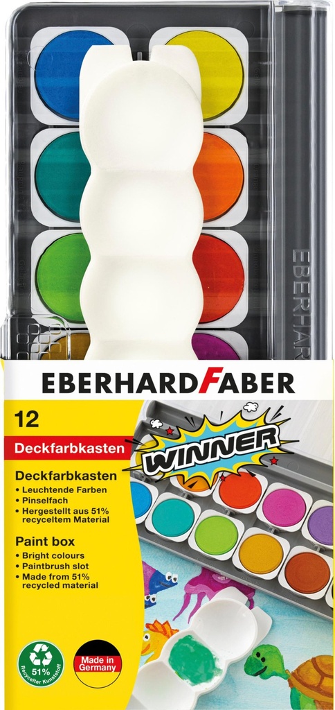 Deckfarbkasten Winner 12er