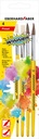Borsten- und Haarpinsel Set 4er