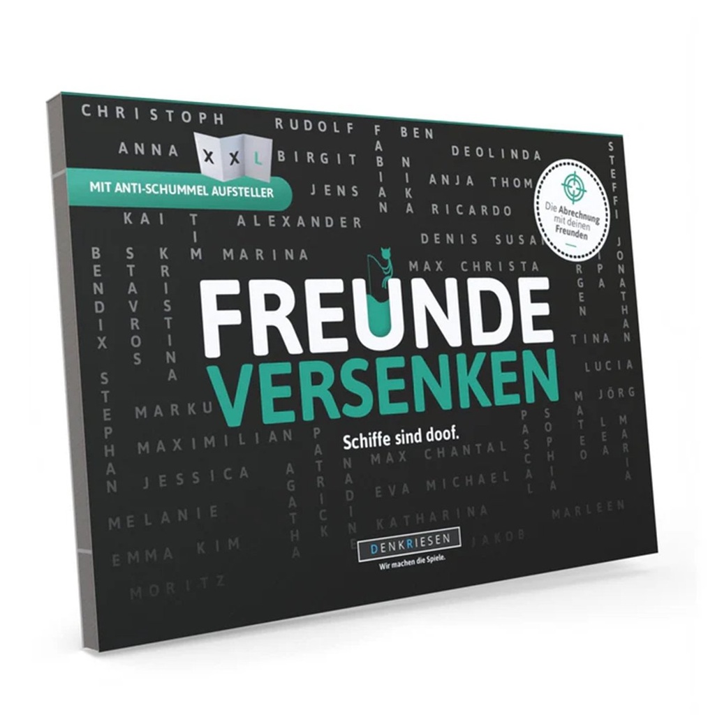 DENKRIESEN - FREUNDE VERSENKEN® "Schiffe sind doof" - Schiffe versenken neu aufgelegt