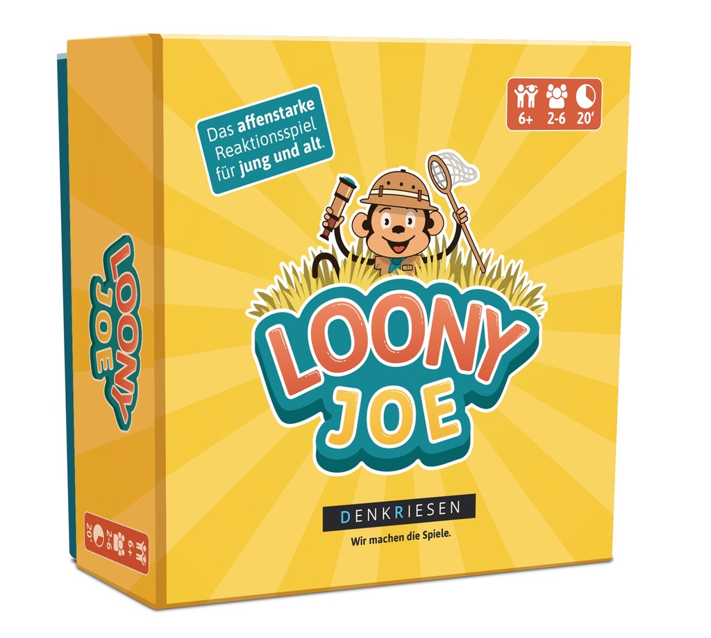 [4260528090327] DENKRIESEN - LOONY JOE® "Das affenstarke Reaktionsspiel für Jung und Alt"