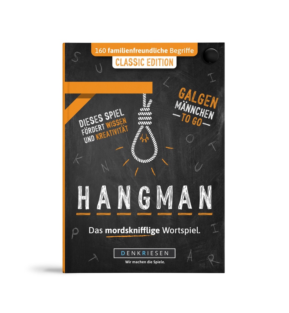 [4260528090792] DENKRIESEN - HANGMAN® - CLASSIC EDITION "Galgenmännchen TO GO"