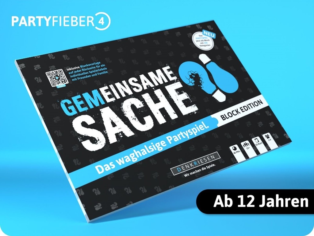 [4260528091621] DENKRIESEN - PARTYFIEBER - GEMEINSAME SACHE Block Edition "Das waghalsige Partyspiel"
