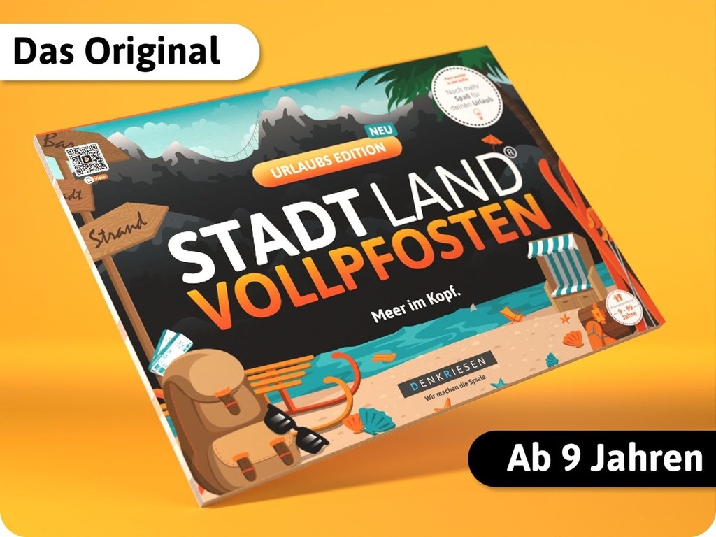 [4260528093878] DENKRIESEN - STADT LAND VOLLPFOSTEN® - URLAUBS EDITION - "Meer im Kopf." - A4