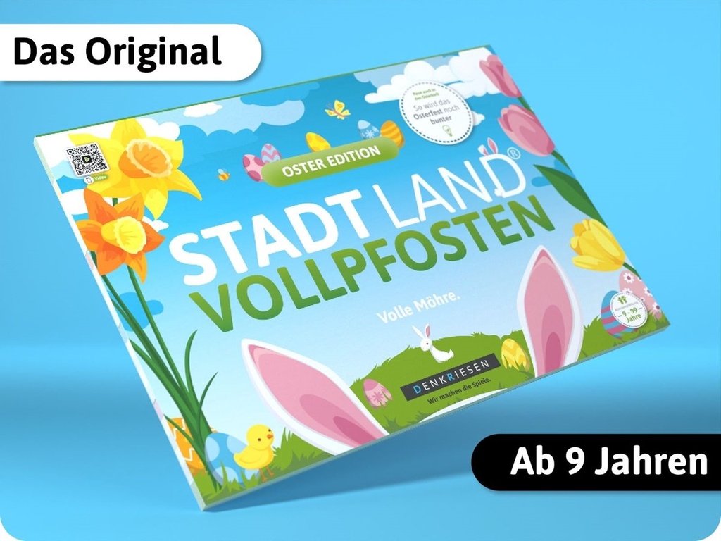 DENKRIESEN - STADT LAND VOLLPFOSTEN® - OSTER EDITION - "Volle Möhre." - A4