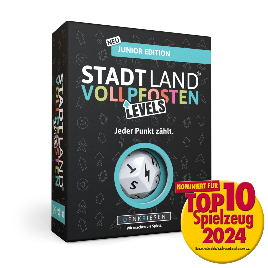 DENKRIESEN - STADT LAND VOLLPFOSTEN® - Levels – JUNIOR EDITION - "Jeder Punkt zählt."