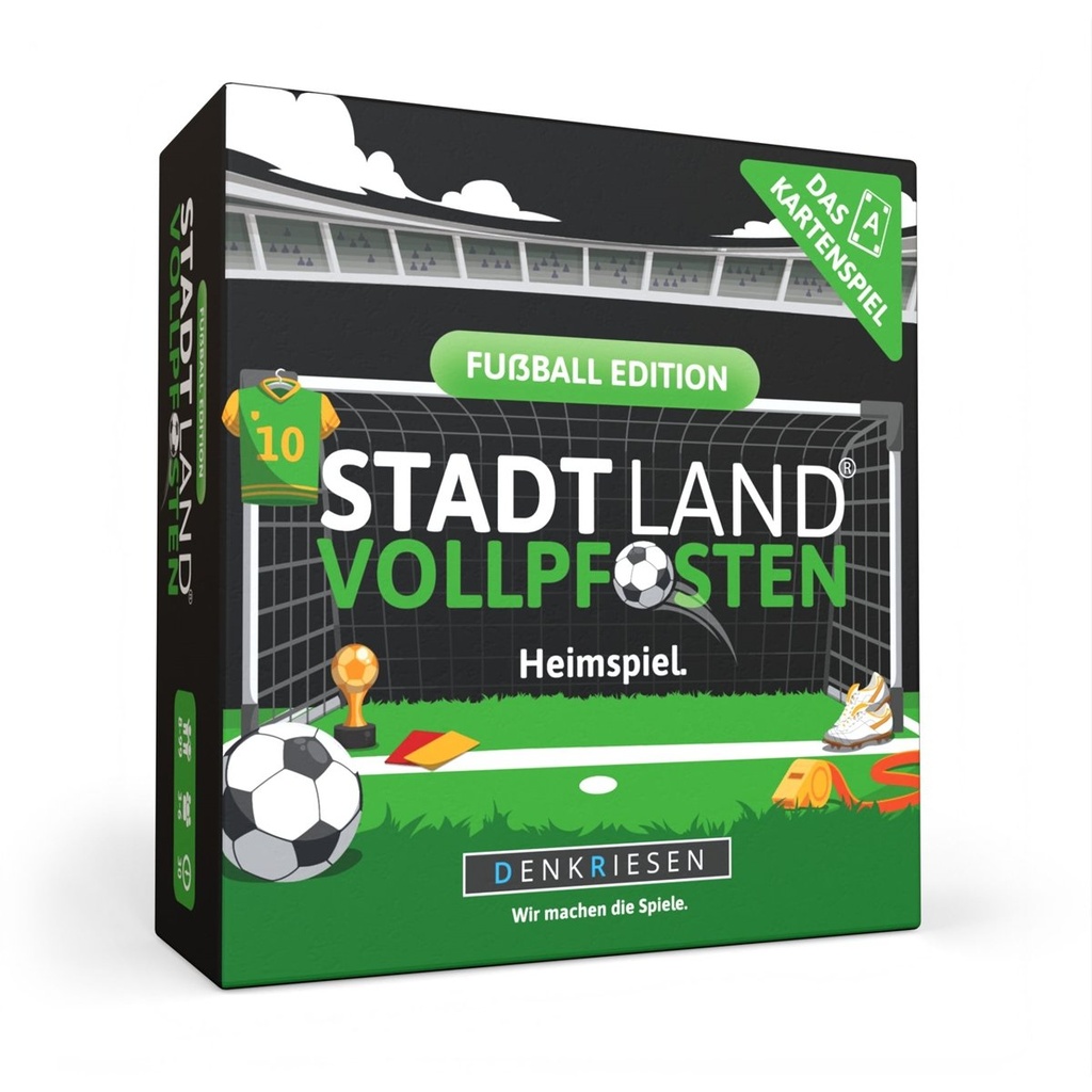 DENKRIESEN - STADT LAND VOLLPFOSTEN® - Das Kartenspiel – FUßBALL EDITION - "Heimspiel."