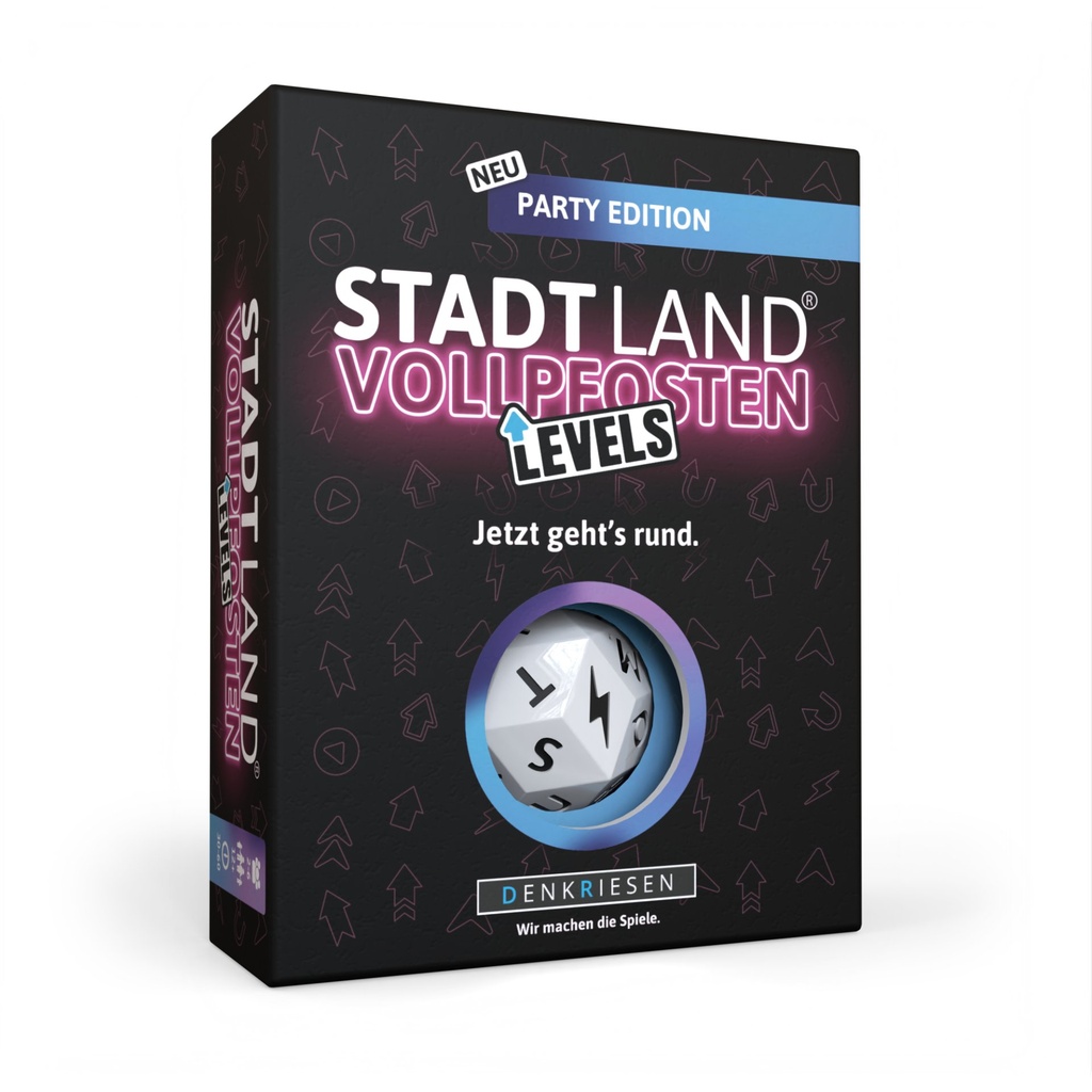 DENKRIESEN - STADT LAND VOLLPFOSTEN® - Levels - PARTY EDITION - "Jetzt geht's rund."