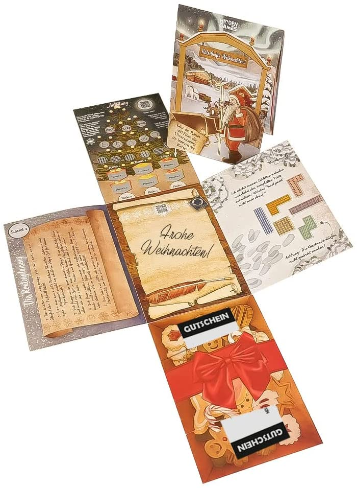 Hidden Games: R�tselhafte Weihnachten R�tselkarte