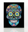 Diamond Painting Neon Totenkopf